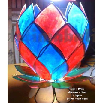 Capiz Lotus Table Lamp