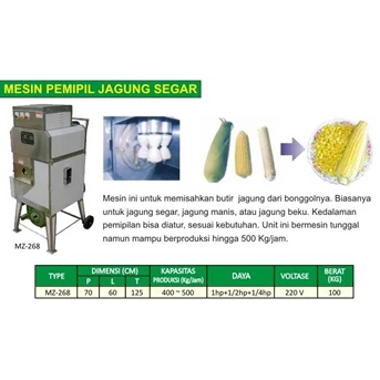 MESIN PEMIPIL JAGUNG SEGAR
