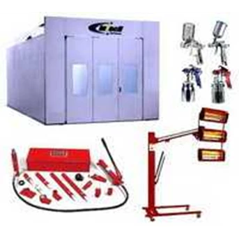 spray booth ; spray gun ; body repair kit ; infra red paint dryer