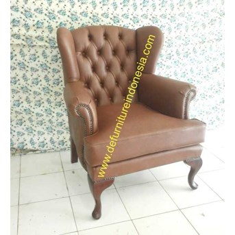 Cookie Wing Chair, french furniture, jepara furniture | defurnitureindonesia DFRIC-69