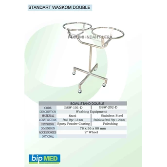 bowl stand / stand waskom double