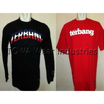 Konveksi Bikin Kaos Raglan Kombinasi Sablon Bahan Cotton Combed