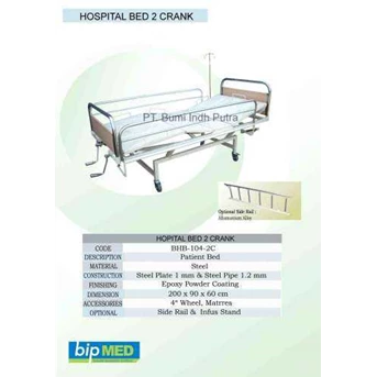 Hospital Bed 2 Crank / Tempat tidur Pasien putar 2