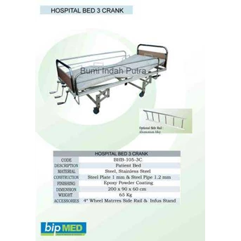 Tempat Tidur Rumah Sakit - Hospital bed 3 Crank