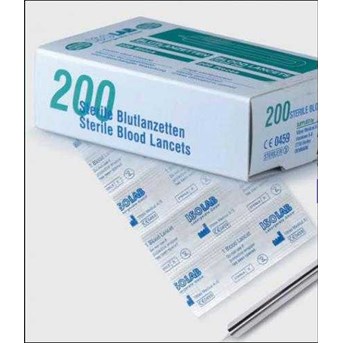Iso lab manuel blood lancet