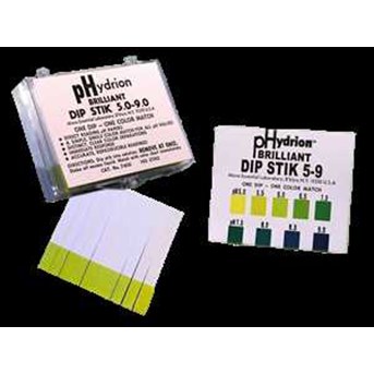 Hydrion ( 7400) Plastic pH Strip 5.0-9.0