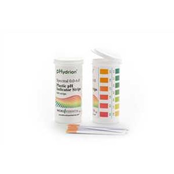 Hydrion ( 9200) Spectral 0.0-6.0 Plastic pH Strip