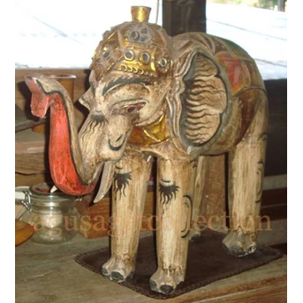 Antique Carved Elephant