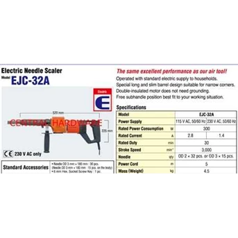 ELECTRIC NEEDLE SCALER-EJC-32A, NITTO