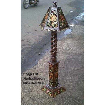 lampu tiang jati 150cm