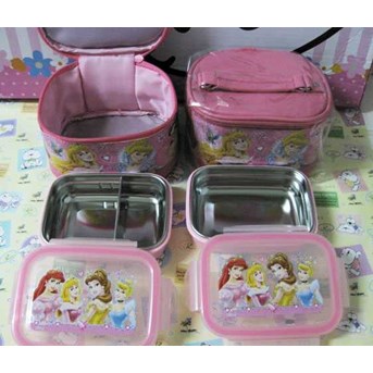 Lunch Box Set 2 Princess Stainless Steel