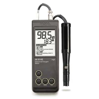 Hanna HI 9142 Manual Calibration Dissolved Oxygen Meter