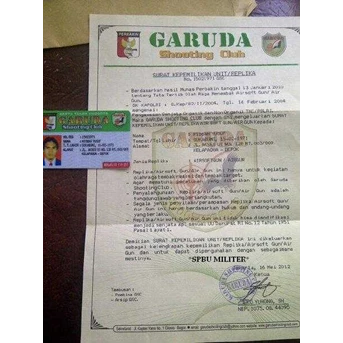 KTA -SKK PERBAKIN CLUB GARUDA