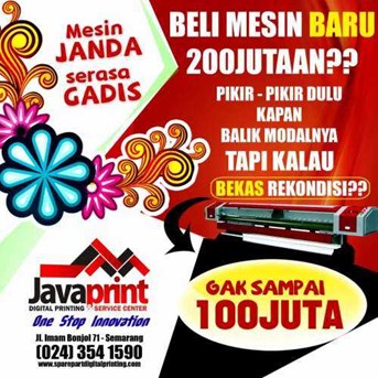 sentral digital printing rekondisi