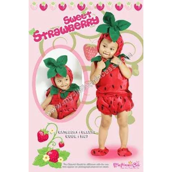 Kostum Buah Sweet Strawberry