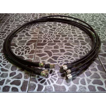 kabel jumper rg8 n-male to n-male, kabel pigtail rg8 konektor n male - n male, coaxial kabel jumper rg8