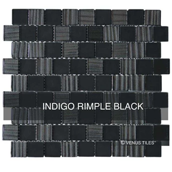 mosaic venus tiles tipe indigo pimle black