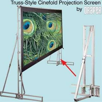 Draper Truss Style Cinefold - Video Format Rear Projector Screen Tembak Belakang