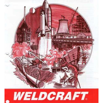 Weldcraft Tig Torch made in USA WP18, WP17, WP26, V, FV