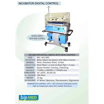 incubator digital control servo + skin control