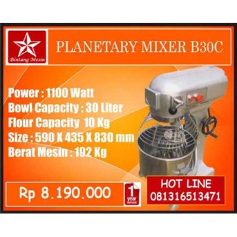 Planetary Mixer B30C