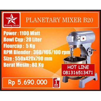 Planetary Mixer B20