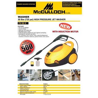 Jet cleaner Mcculloch