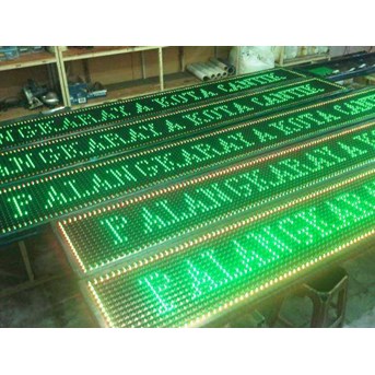 Running Text, Moving Sign, Text berjalan
