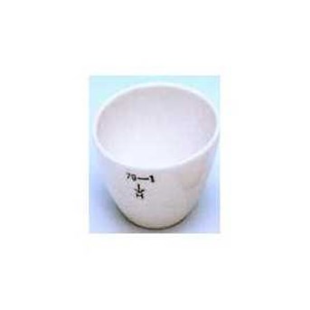 Crucible low form, glazed