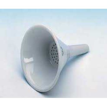 Hirsch Funnels with perforated fixed filter plate