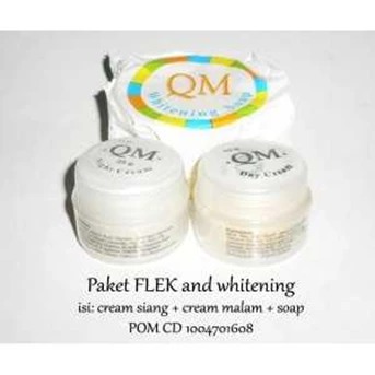 QM Paket Cream Whitening & Black Spot + Soap