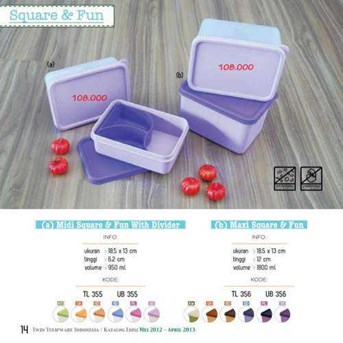 Midi square & fun with divider,, Maxi square & fun