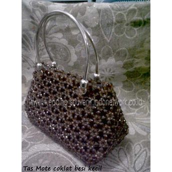 Tas Mote Coklat Besi Kecil