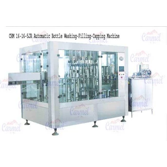 CHM 16-16-5 Non Carbonated Drink Auto Bottle Washing Filling Capping Machine - mesin pencuci pengisi penutup botol