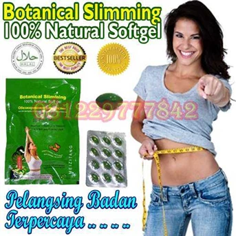 Botanical Slimming 100% Natural Softgel ( PELANGSING BADAN MEIZITANG) produk dijamin pasti asli setiap beli 2 gratis 1 MINAT HUB. 081804060200