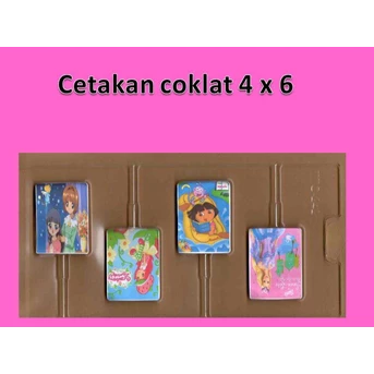 cetakan coklat 4 x 6