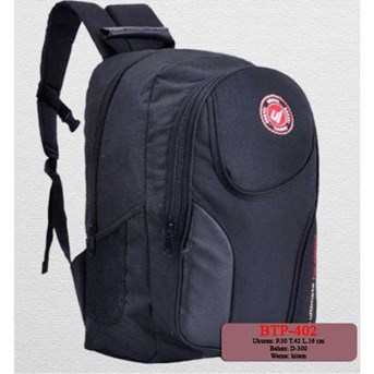 Tas Ransel Backpack Hitam - BTP402