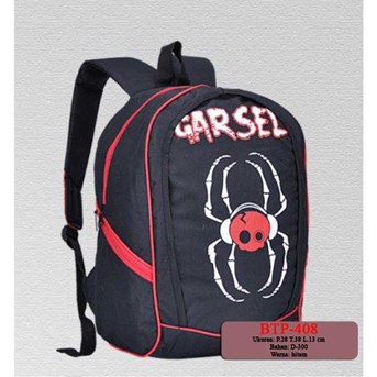 Tas Ransel Backpack Hitam - BTP408