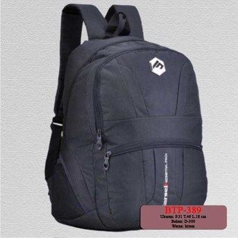 Tas Ransel Backpack Hitam - BTP389