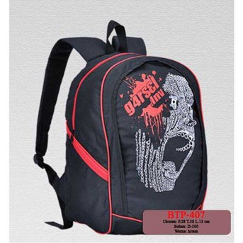 Tas Ransel Backpack Hitam - BTP407