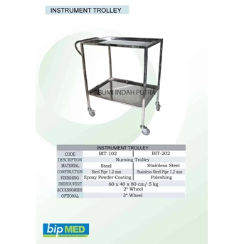 Instrument Trolley / Meja Instrumen