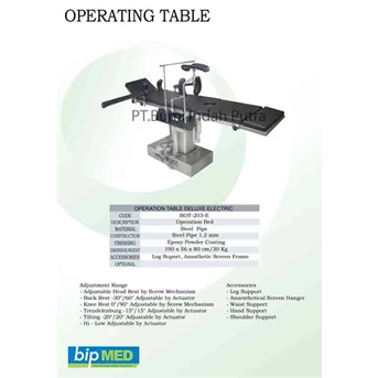 meja operasi - operating table electric / meja operasi elektrik
