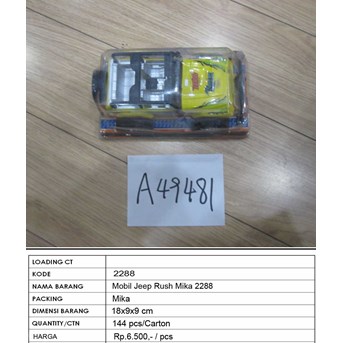 Mobil Jeep Rush Mika 2288