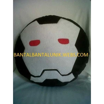 Bantal Cushion Iron Man Black