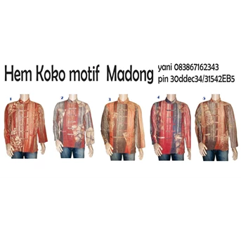 Hem Koko Motif Madong, Unik dan Eksklusif