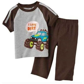 Carter s 2 pcs I Love Dirt