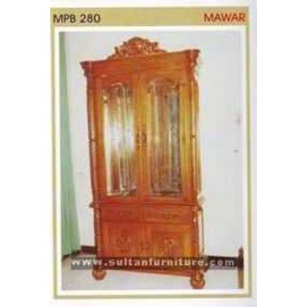 SULTAN FURNITURE, supplier furniture ukir jati Jual furniture ukir jati Jepara, lemari hias ukir jati almari jati ukir, furniture ukir jati lemari ukir jati, almari hias jati minimalis Code MPB 280