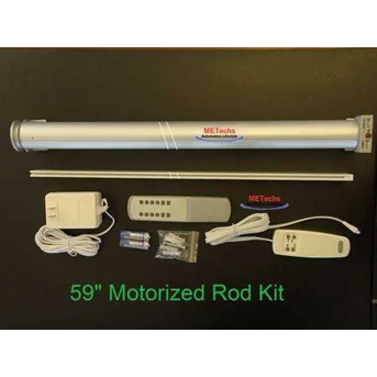 Electric & Motorized Curtain Track w/ Remote Control/Saklar