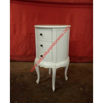 furniture indonesia Bedside table oval | defurnitureindonesia DFRIBT-50