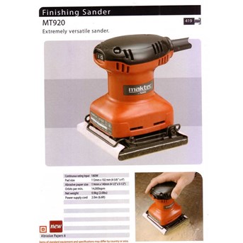 Maktec MT-920 Finishing Sander